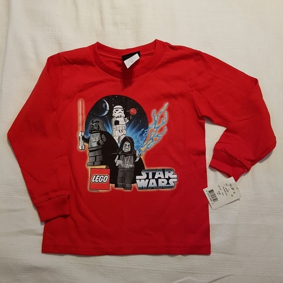 Star Wars Lego boys size 4T long sleeve shirt New - Picture 1 of 3